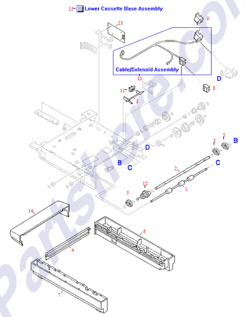 HP parts picture diagram for RA1-7654-000CN-C, RA1-7674-000CN-C, RA1-7824-000CN-C, RA1-7824-000CN, RF1-2421-000CN, 33472-67902, RH7-5025-000CN, RH7-5026-000CN, RA1-7672-000CN, RA1-7654-000CN, RA1-7655-000CN, RA1-7673-000CN, RA1-7674-000CN, RA1-7654-000CN-R, RA1-7674-000CN-R, RA1-7824-000CN-R, RF1-2406-000CN, RF1-2420-000CN, RA1-7661-000CN, RG1-1596-000CN